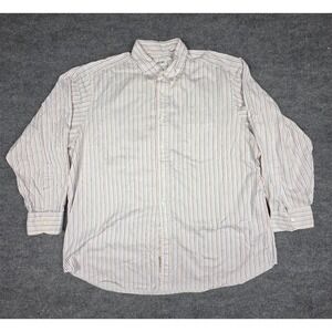 Ascot Chang Thomas Mason Shirt Mens 54" Chest Striped Cotton Vintage